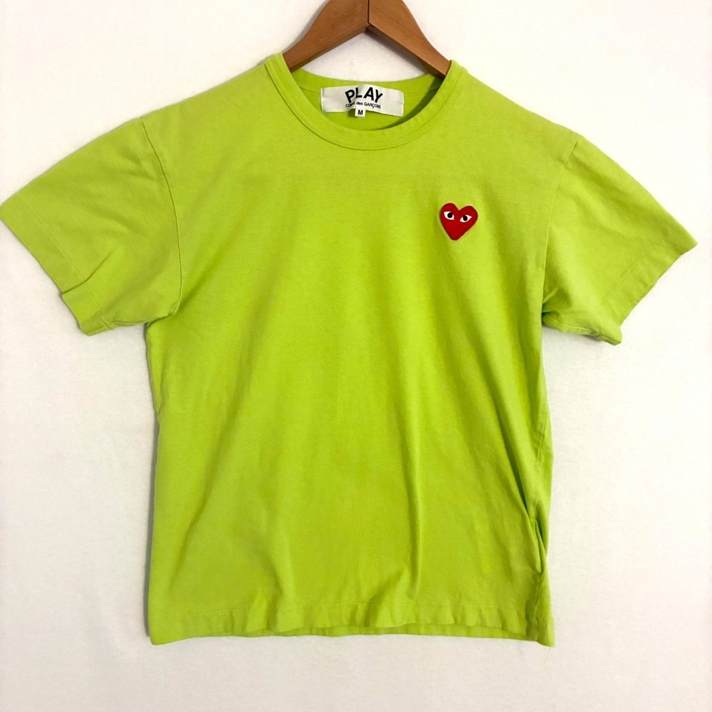 Comme Des Garcons Play Shirt Mens Size M Heart Logo Japan Graphic Tee AZ-T272